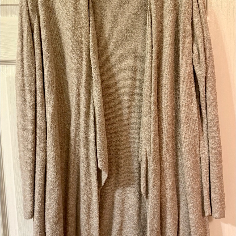 Barefoot Dreams Cozy Gray Cardigan